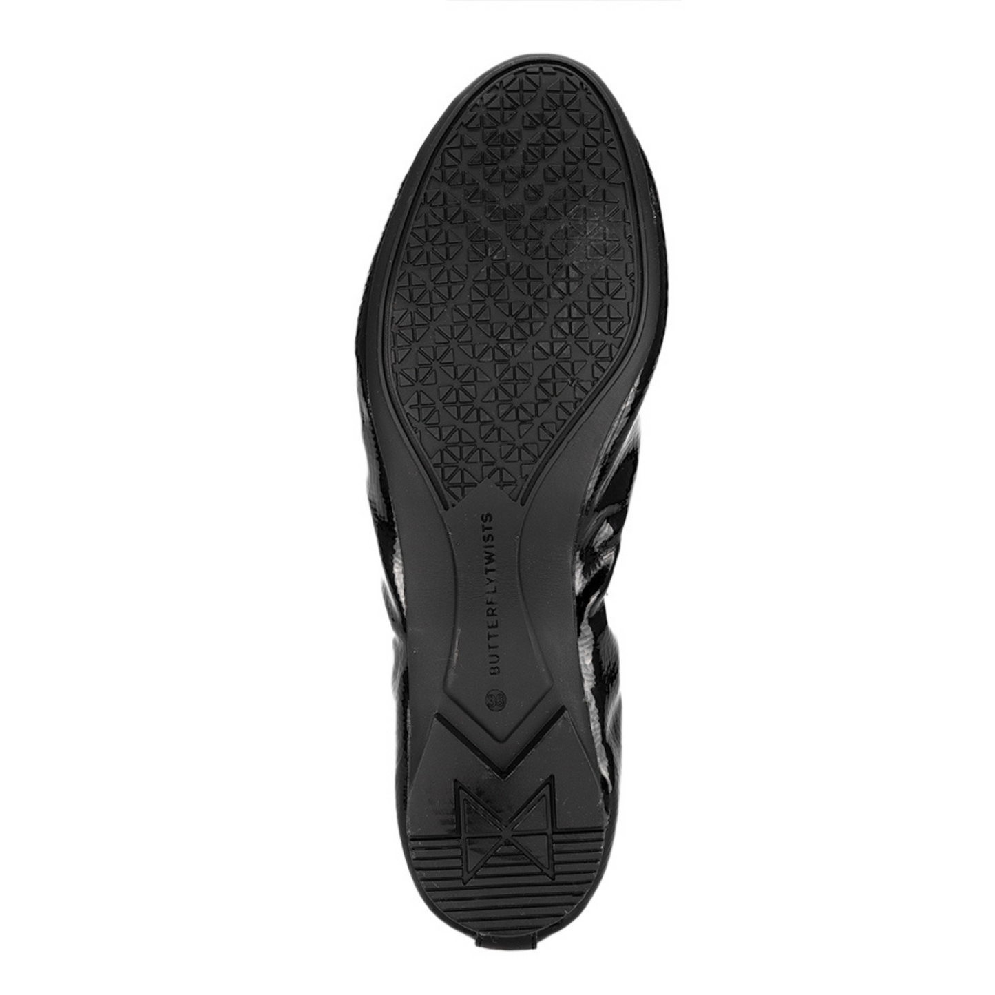 FRANKIE BLACK TEXTURED PATENT SS23