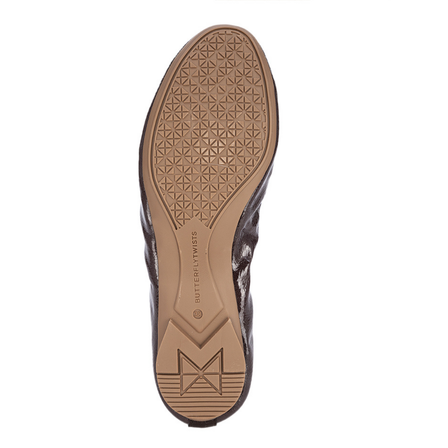 FRANKIE KHAKI TEXTURED PATENT SS23