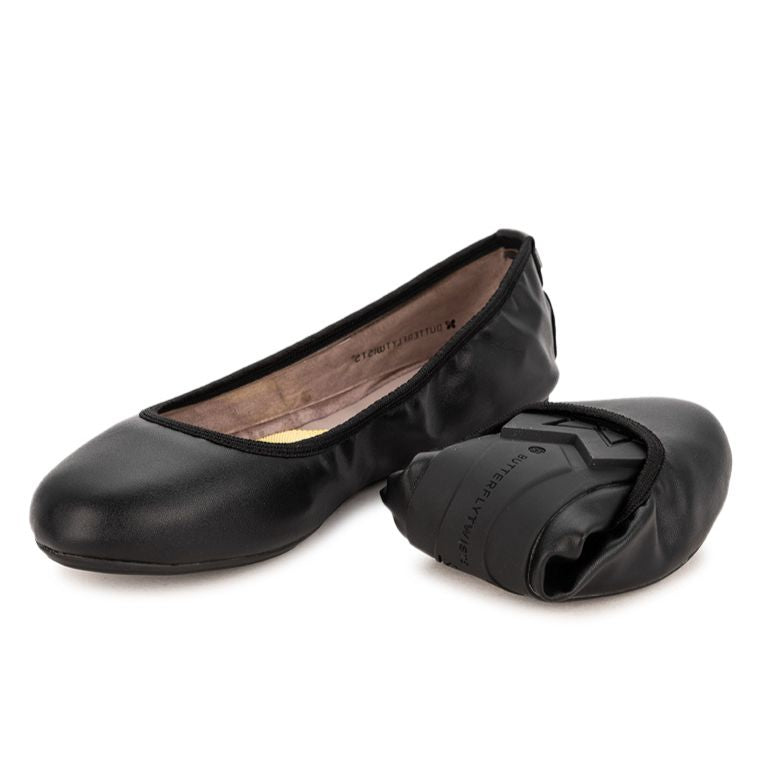 SOPHIA Ballet Flat Shoes - Black