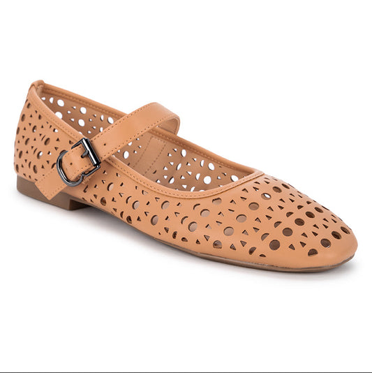 ESME Ballet Flat Shoes - Nude