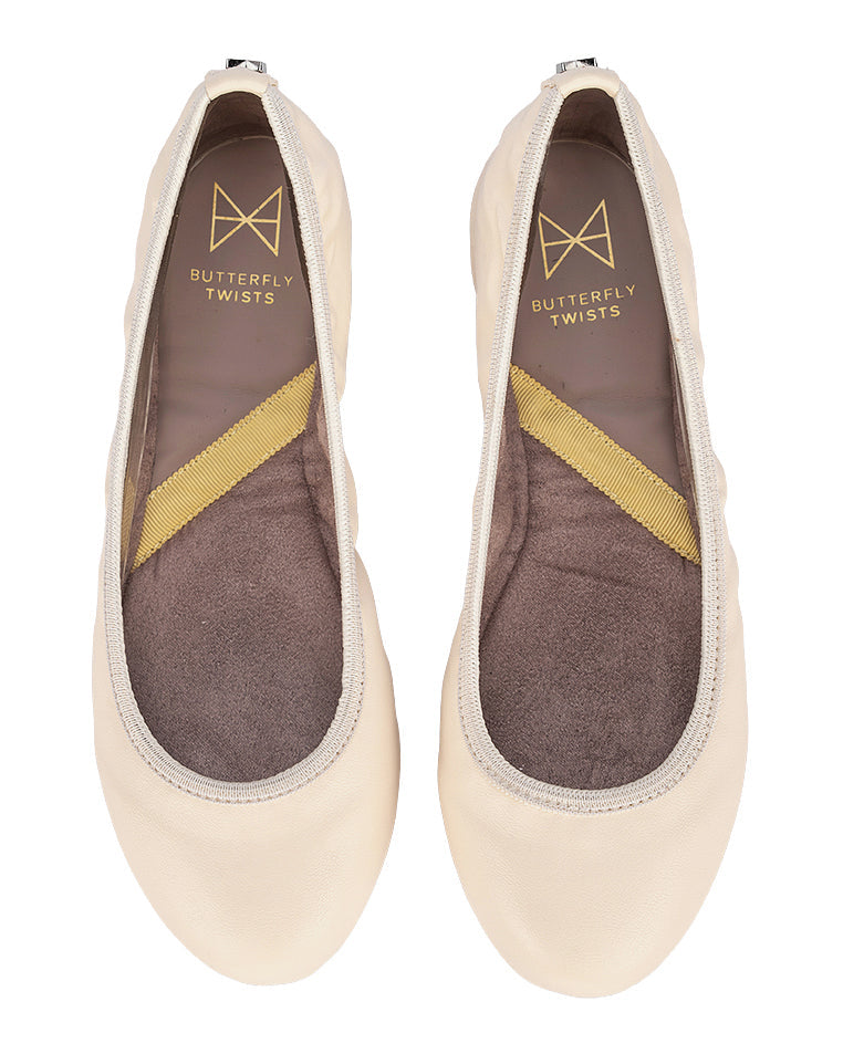 SOPHIA Ballet Flat Shoes - Off White