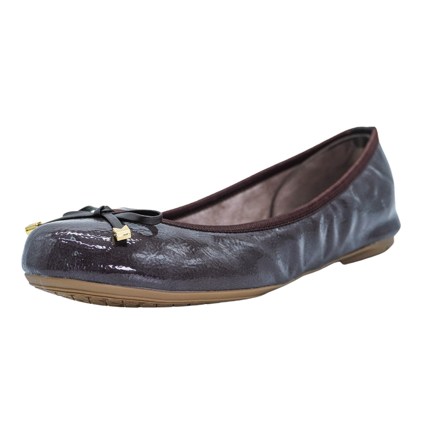 FRANKIE KHAKI TEXTURED PATENT SS23
