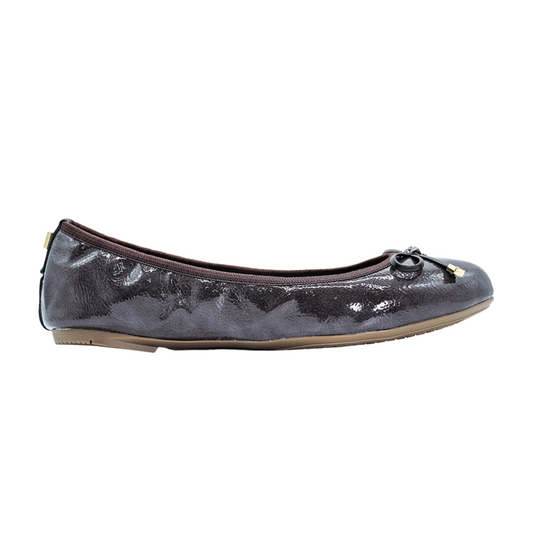 FRANKIE KHAKI TEXTURED PATENT SS23