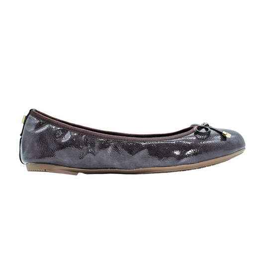 FRANKIE Khaki Textured Patent