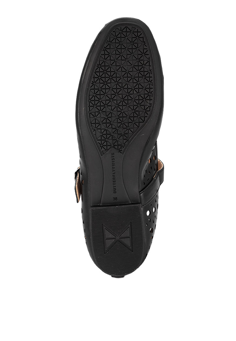 ESME  Ballet Flat Shoes - BLACK