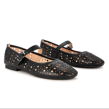 ESME  Ballet Flat Shoes - BLACK