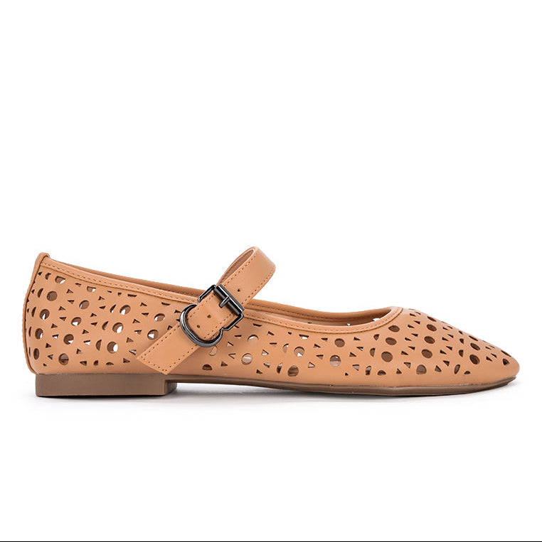 ESME Ballet Flat Shoes - Nude