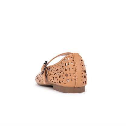 ESME Ballet Flat Shoes - Nude