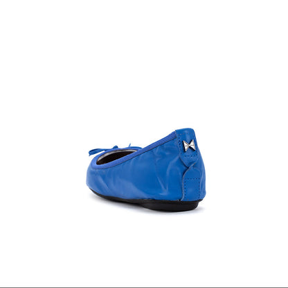 HOLLY Ballet Flat Shoes - Navy/Black Nappa
