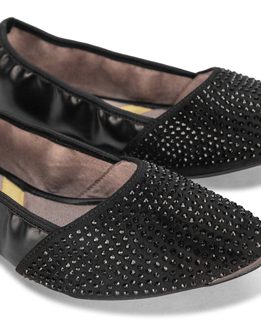 IVY Ballet Flat Shoes - Black