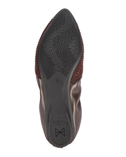 IVY Ballet Flat Shoes - Brown