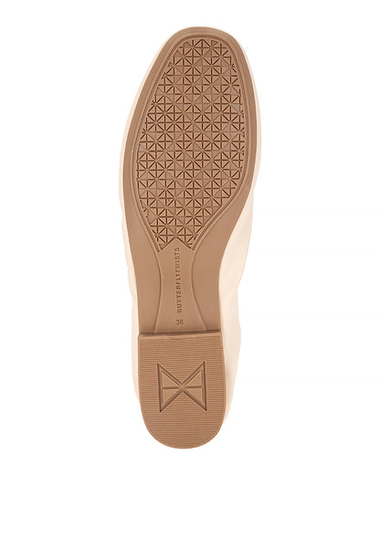 JESSIE Ballet Flat Shoes - VANILLA