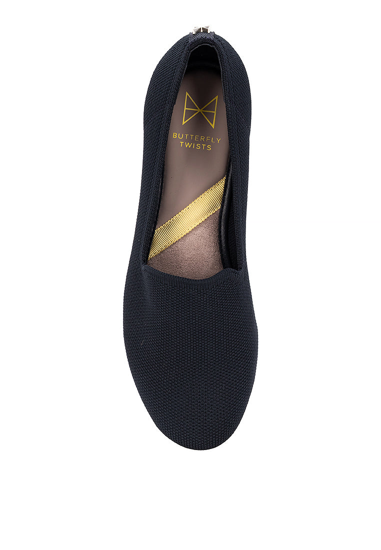 MARLOWE Ballet Flat Shoes - NAVY