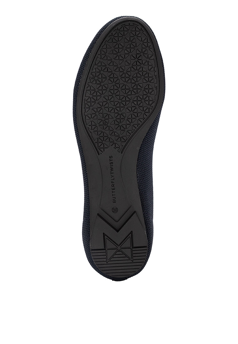 MARLOWE Ballet Flat Shoes - NAVY