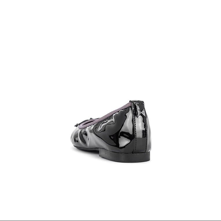 MELISSA Ballet Flat Shoes - Black Patent