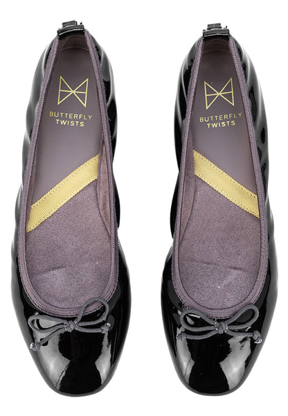 MELISSA Ballet Flat Shoes - Black Patent
