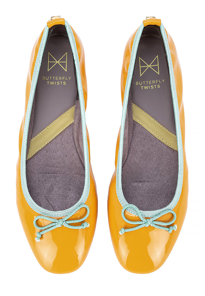 MELISSA Ballet Flat Shoes - Yellow