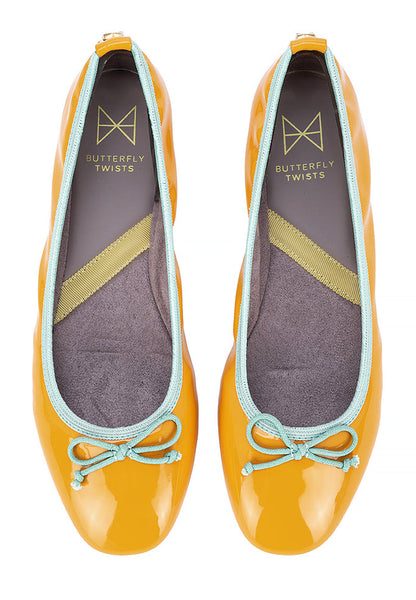MELISSA Ballet Flat Shoes - Yellow