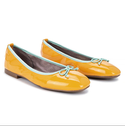 MELISSA Ballet Flat Shoes - Yellow