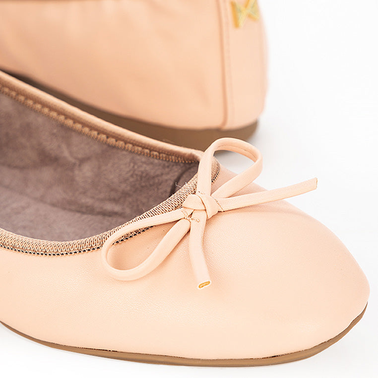 MELISSA Ballet Flat Shoes - Nude