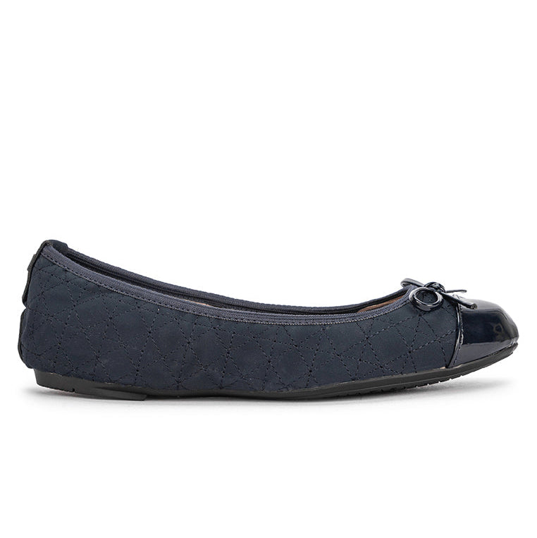 OLIVIA Ballet Flat Shoes - Navy