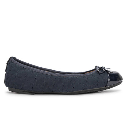 OLIVIA Ballet Flat Shoes - Navy