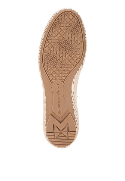 RHEA Ballet Flat Shoes - BEIGE
