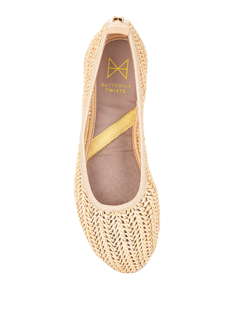 SOPHIA Ballet Flat Shoes - NATRAFFIA