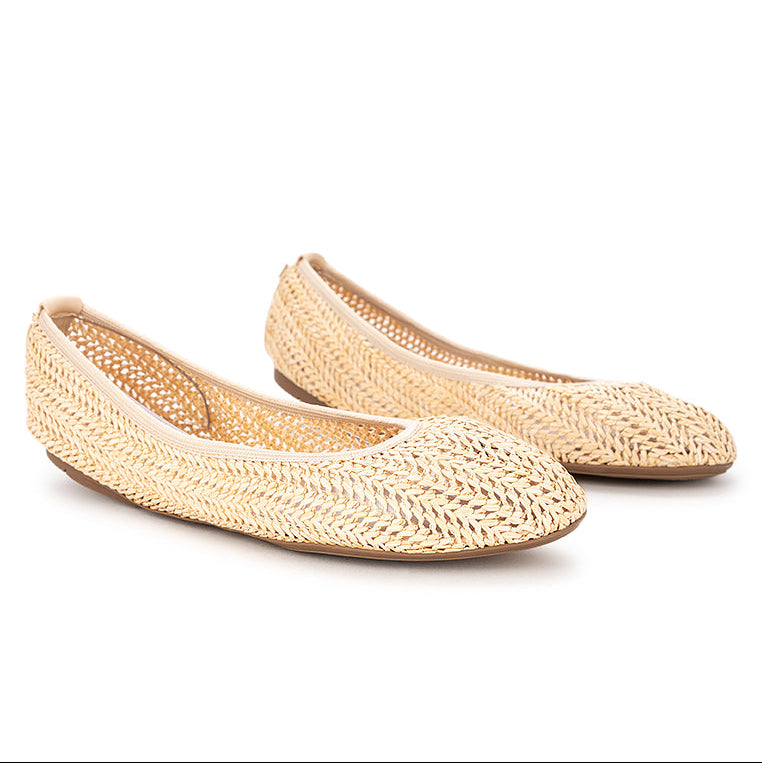 SOPHIA Ballet Flat Shoes - NATRAFFIA