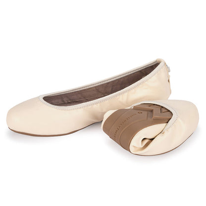 SOPHIA Ballet Flat Shoes - Off White