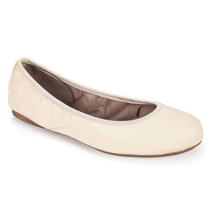 SOPHIA Ballet Flat Shoes - Off White