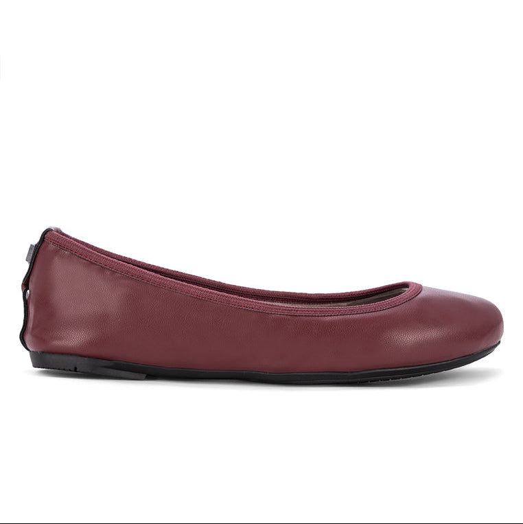 SOPHIA Ballet Flat Shoes - Ox Blood