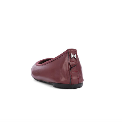 SOPHIA Ballet Flat Shoes - Ox Blood