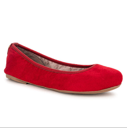 SOPHIA Ballet Flat Shoes - REDNOVA SUEDE