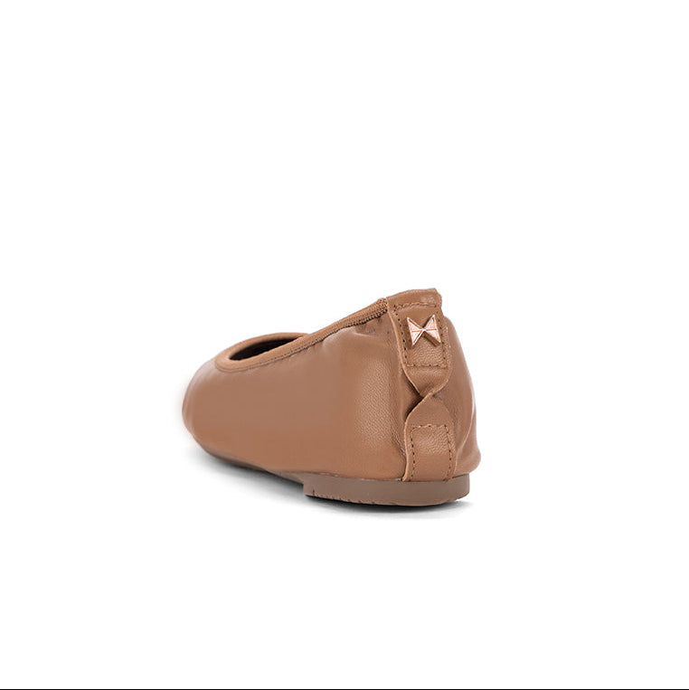 SOPHIA Ballet Flat Shoes - Tan