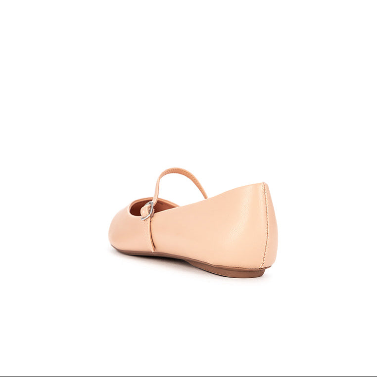 ZAIDE Ballet Flat Shoes - Beige