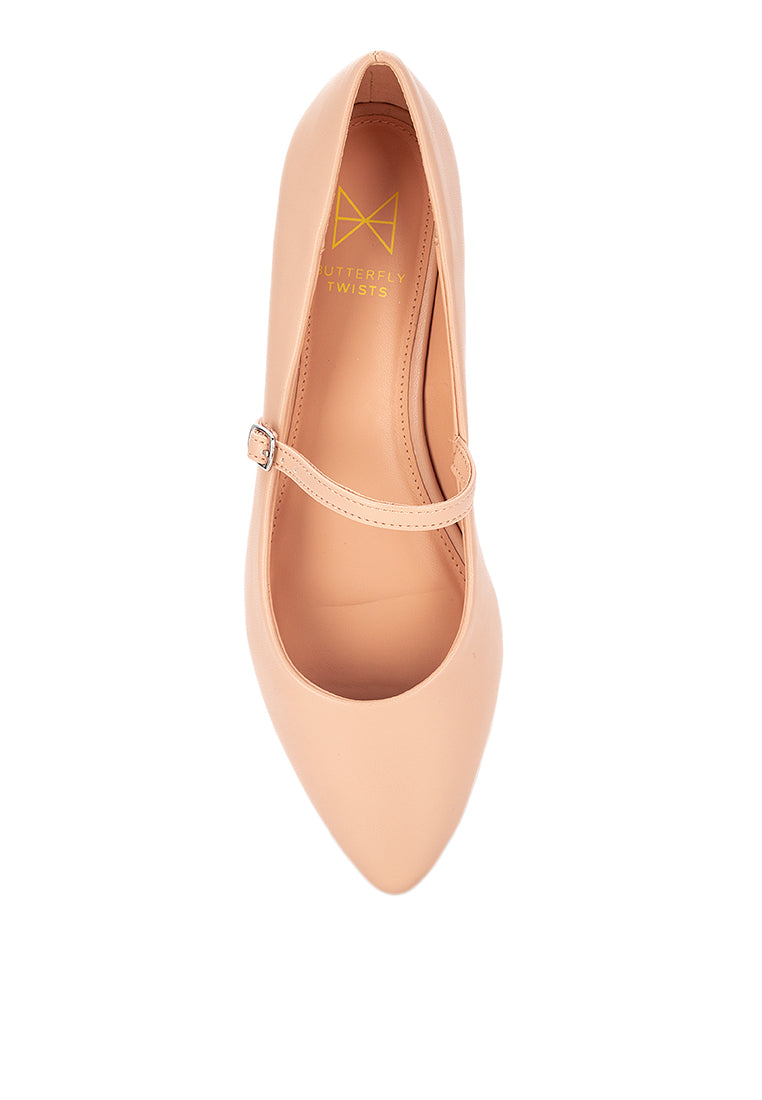 ZAIDE Ballet Flat Shoes - Beige