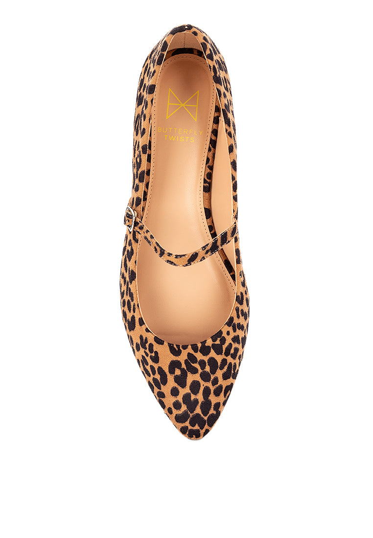 ZADIE Ballet Flat Shoes - LEOPARD