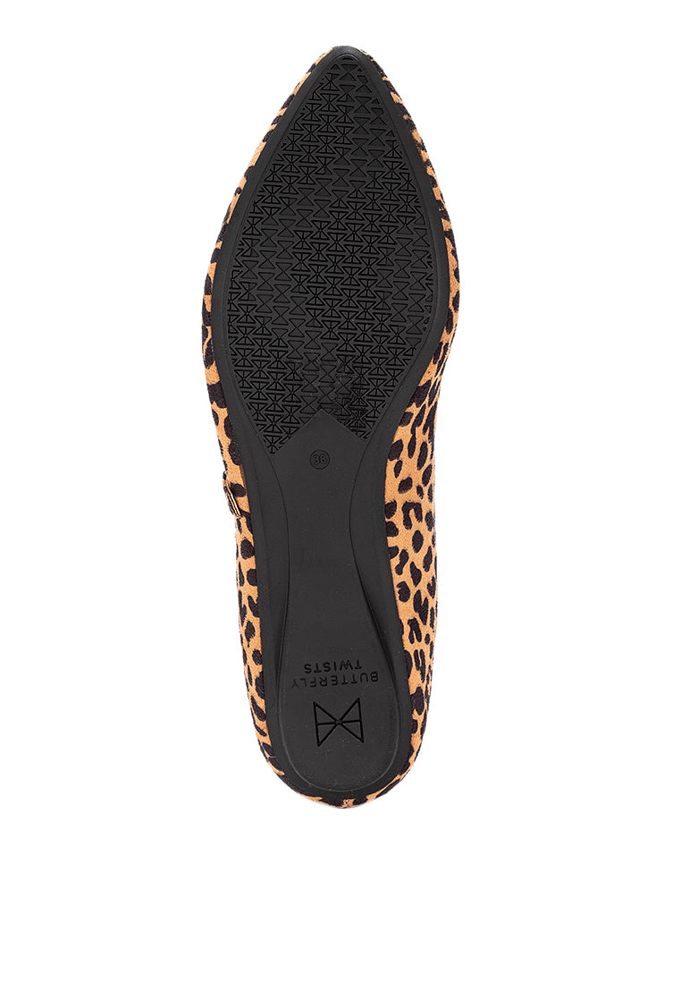 ZADIE Ballet Flat Shoes - LEOPARD