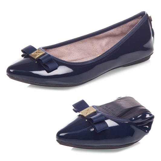 JASMINE NAVY PATENT SS23